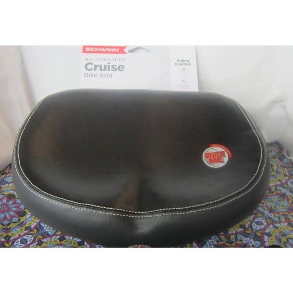 Schwinn No Pressure Cruise Bike Saddle (Seat) - Picture 1 of 11
